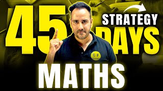 45 Day Final Strategy to score 95  Board Exam 202425  Maths with Ushank Sir Science and fun [upl. by Vivian]