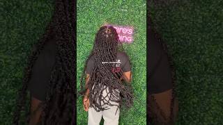 BUTTERFLY LOCS TUTORIAL dfw butterfly locs braids [upl. by Vanny]