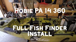 How To Install a Lowrance HDS Live 9quot on a Hobie PA 14 360 [upl. by Eugeniusz949]