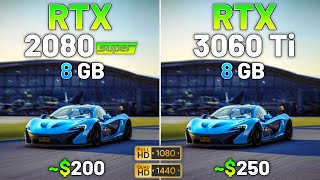 RTX 2080 SUPER vs RTX 3060 Ti  Test in 10 Games in 2024 [upl. by Vachell860]