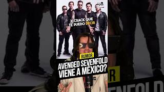 AVENGED SEVENFOLD regresa a MÉXICO🇲🇽🤘 rock metal conciertos a7x viral avengedsevenfold [upl. by Limoli]