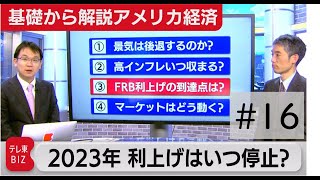 アメリカの利上げ停止はいつ？2023年の景気動向は？シナリオを大予想＆徹底解説！【滝沢孝祐の「基礎から解説 アメリカ経済」】（2022年12月7日） [upl. by Yenttirb343]