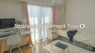 My 300 Japanese Apartment Tour🇯🇵 Living in Japan  Old cozy simple [upl. by Tsugua]