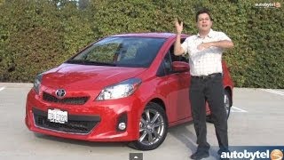 2014 Toyota Yaris SE Test Drive amp Small Car Video Review [upl. by Ayekehs822]