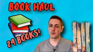 Big 24 Book Haul New and Used [upl. by Apoor]