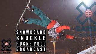 Snowboard Knuckle Huck FULL BROADCAST  X Games Norway 2020 [upl. by Millford]