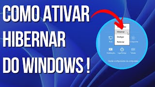 Como Ativar Hibernação Windows 10 e 11 windows10 windows11 hibernate [upl. by Ylurt]