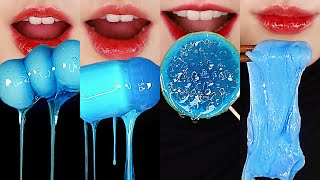 1HOUR EMOJI EATING ASMR FOR SLEEP RELAXING EATING ASMR 💙 [upl. by Ibson262]