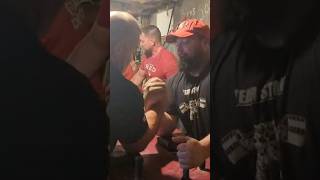 Jerry Cadorette vs Nic Stone armwrestling [upl. by Krongold]