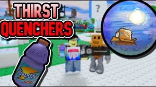 ROBLOX THE CLASSIC EVENT HUB  HOW TO GET quotThirst Quenchersquot BADGE [upl. by Ebba]