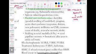 Sickle cell anemia part 2 haematology 52 First Aid USMLE Step 1 in UrduHindi [upl. by Ahsemal]