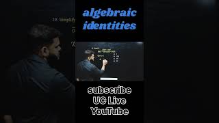 Algebraic Identities  Maths [upl. by Toulon]