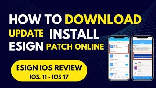 How to Install New Esign App for IOS 17 Update amp Download  Latest Review  2023 Free [upl. by Arnon103]