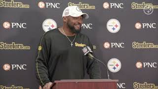 Steelers Mike Tomlin Not Wanting to Compare Lamar Jackson to Commanders Jayden Daniels [upl. by Oirelav]