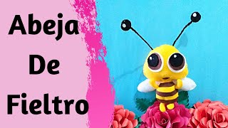 ABEJA DE FIELTRO FÁCIL COMO HACER UN PELUCHE  EASY FELT BEE [upl. by Benildis791]