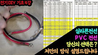 230105 전시 DIY 기초 4강 실리콘전선 PVC 전선 당신의 선택은 저만의 방식 설명드립니다 [upl. by Elisabet]