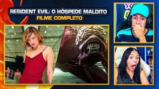 Resident Evil 1 O Hospede Maldito  FILME COMPLETO ✅  Casal Jounin React 🔥 [upl. by Rehpretsirhc]