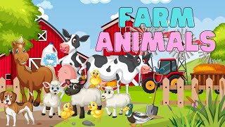 Kids Story Lets Go To The Farm Learn Farm AnimalsPart 01 [upl. by Naman376]