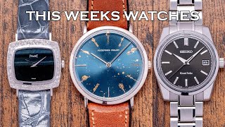 This Weeks Watches  White Gold Audemars Piguet Piaget Grand Seiko Omega Longines amp More EP171 [upl. by Rorke]