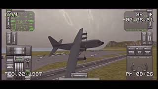 C130 crash landing [upl. by Rhea]