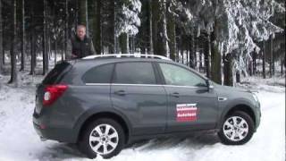 Chevrolet Captiva LT 22 AWD  Weekend Magazin Autotest [upl. by Mohandis]