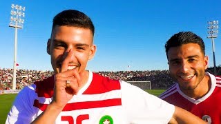 VOETBALLEN IN MAROKKO RAPPERS amp LEGENDES  TOUZANI VLOG [upl. by Jollenta]