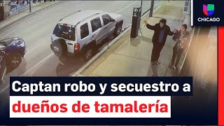 Revelan los momentos de tensión de un robo y secuestro a dueños de una tamalería [upl. by Aivyls]