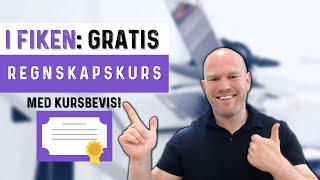 Hvordan føre regnskap i Fiken for nybegynnere kurs med kursbevis  video 1 av 5  Link i bio [upl. by Darcey]