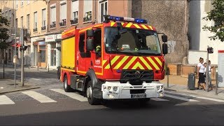 Sapeurs Pompiers Lyon Engins compilation [upl. by Jaqitsch]