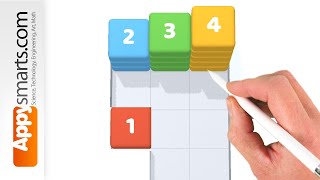 Stack Blocks 3D Oddly Satisfying Puzzle Game by Popcore walkthrough levels 1  110 with Apple Pencil [upl. by Aiehtela499]