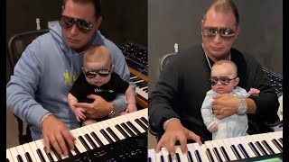 Scott Storch Teaching His Son How To Make Beats At A Young Age [upl. by Navert]