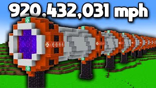 How I Built a Working Hypertube in Minecraft Hardcore [upl. by Ahsym]