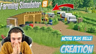 NOTRE PLUS BELLE CRÉATION  Farming Simulator 19 [upl. by Igenia474]