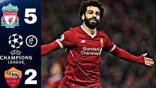 Liverpool Vs Roma 52 • Salah Heroics 🔥• Champions league Classics [upl. by Larner]