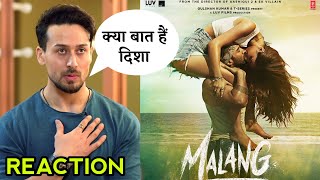 Tiger Shroff Reaction On Malang Poster  Disha Patani Aditya Roy Kapoor  Malang Trailer Out [upl. by Aicinet]