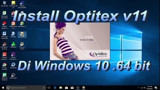 cara install optitex v11 [upl. by Cheke]