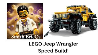 LEGO Jeep Wrangler Speed Build [upl. by Loring]