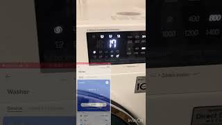 How To  Remote Start  LG Washer amp LG ThinQ app [upl. by Asteria483]