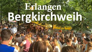 Die Erlanger Bergkirchweih 2024  ältestes Bierfest in Deutschland [upl. by Landa]