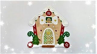 Cotton I Sews Gingerbread House From Kreative Kiwi [upl. by Enimsaj720]