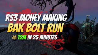 Make up to 12m in less than 25 minutes  Bakriminel Bolts Run Guide  Runescape 3 [upl. by Zapot]