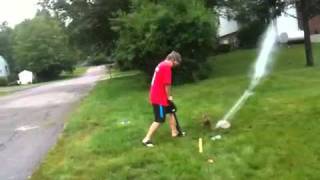 Bottle Rockets With A Bike Pump [upl. by Shirlee]