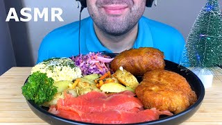 ASMR COZY CHRISTMAS PARTY DINNER  HOMEMADE FOOD MUKBANG EATING SOUNDS EATING SHOW [upl. by Aicel]