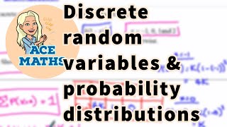 IB Maths  discrete random variables and discrete probability distributions [upl. by Stevana]