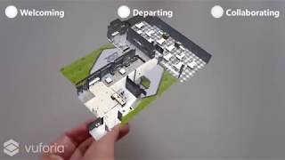 Vuforia and Matterport augmented reality prototype [upl. by Cilurzo]