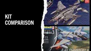 F4J Phantom  172 kit comparison Revell v Academy [upl. by Eelynnhoj911]