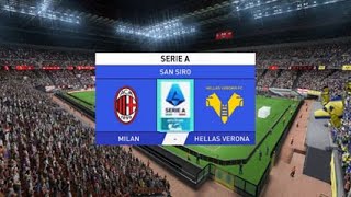 FC 25  AC Milan vs Hellas Verona  Haaland  Mbappé  Sané  Leao  Serie A 20242025 [upl. by Adnal199]