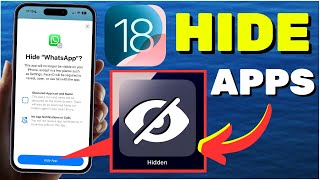 How To HIDE APPS On iPhone iOS 18 NEW [upl. by Akaenahs484]