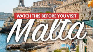 MALTA TRAVEL TIPS FOR FIRST TIMERS  20 MustKnows Before Visiting Malta  What NOT to Do [upl. by Zondra]