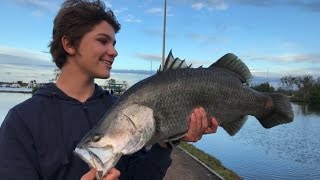 Barramundi Fishing  Catching HUGE Fish [upl. by Otrebtuc395]